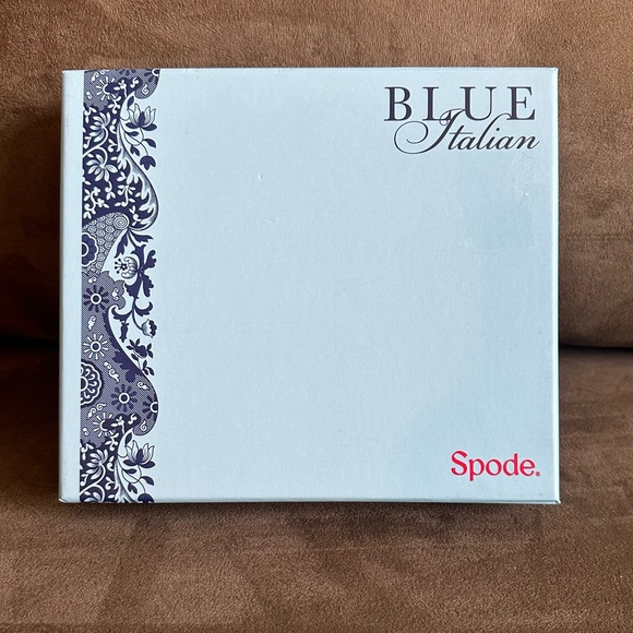 Spode Blue Italian Pastry Fork Set (6) - Picture 4 of 11